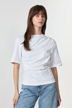 Woline Light Twist Tee - Bright White