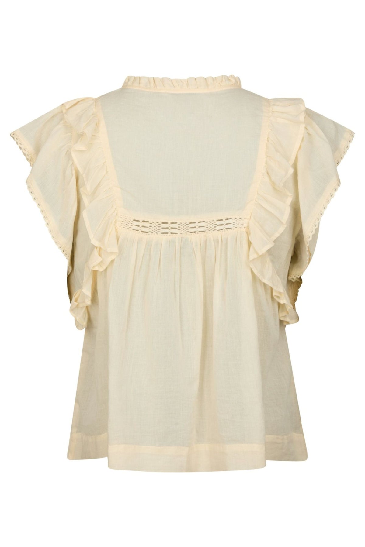 Jayla S Voile Top - Butter Yellow