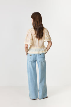 Evienne S Voile Top - Butter Yellow