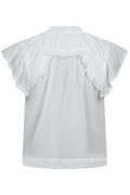 Fayler S Voile Top - White