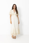 Serna Gardenia Dress - Light Yellow