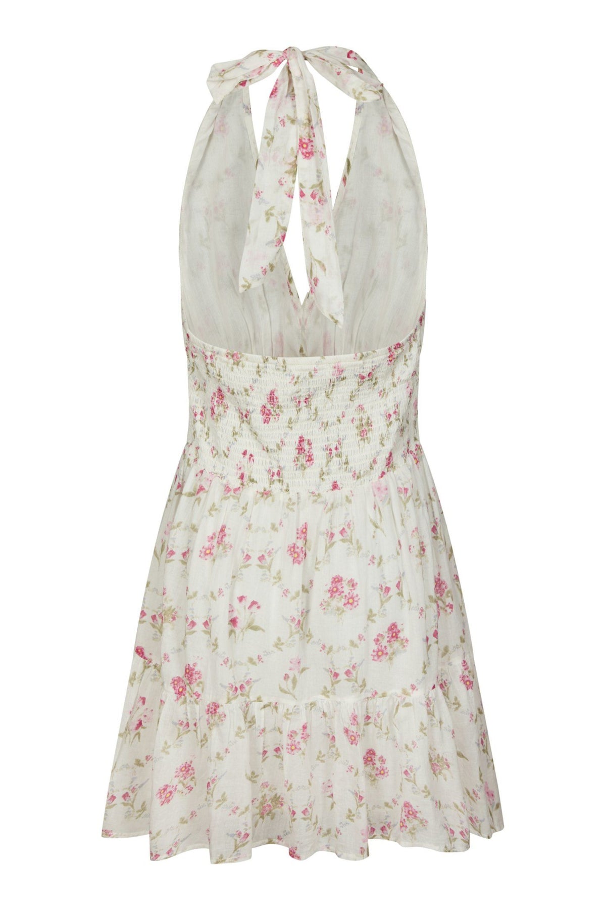 Magda Spring Flower Dress - Off White