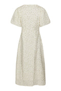 Illana Small Rose Flower Dress - Light Yellow