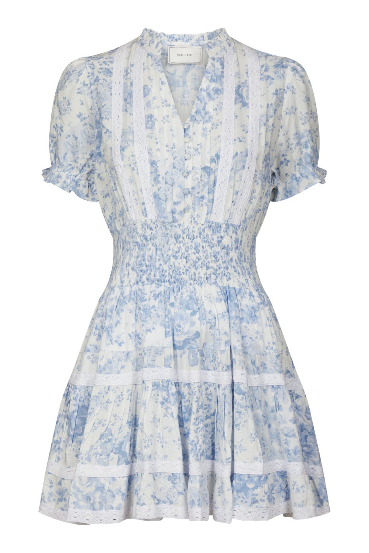 Neo Noir - Kjoler - Constance Porcelain Dress - Light Blue