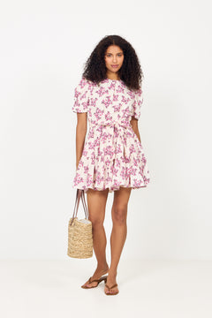 Annitas Starling Flower Dress - Fuchsia