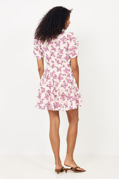 Annitas Starling Flower Dress - Fuchsia