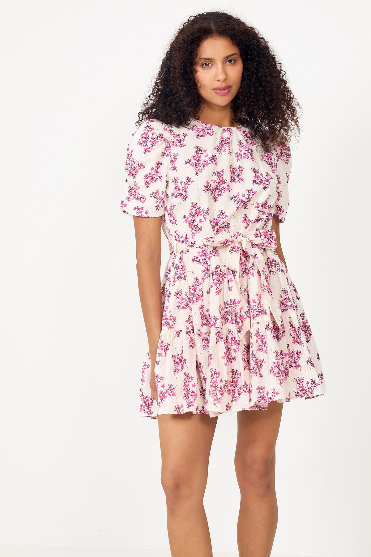 Annitas Starling Flower Dress - Fuchsia