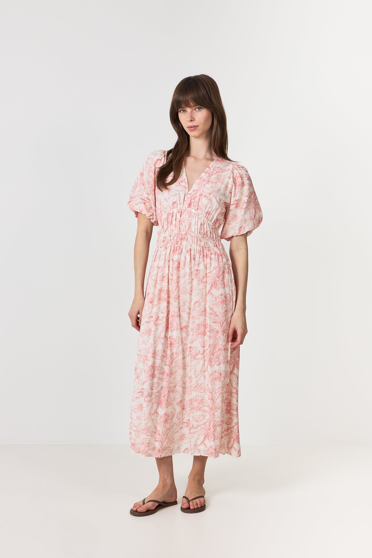 Kalia Print Dress - Off White