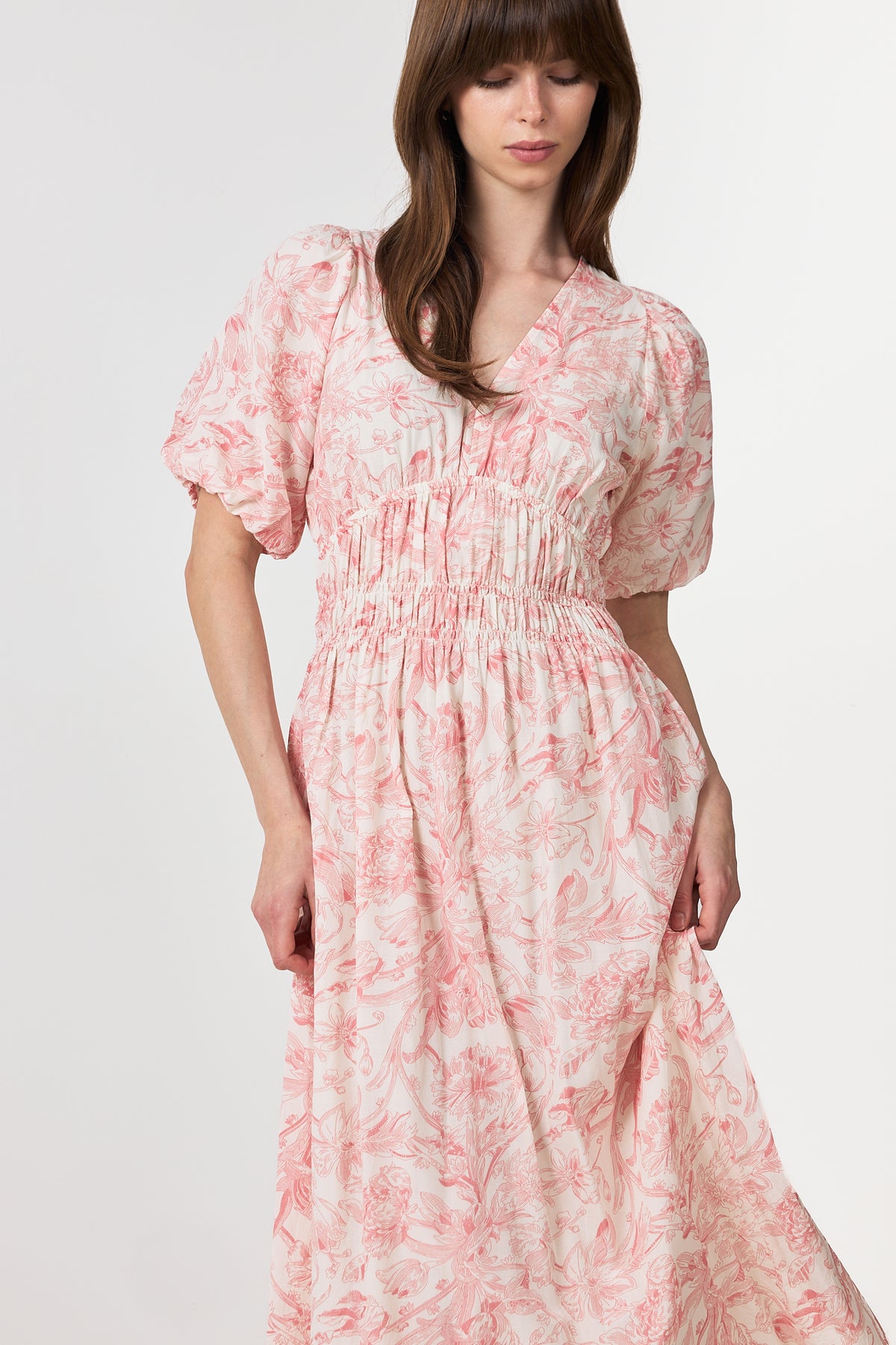 Kalia Print Dress - Off White