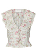 Netali Spring Flower Top - Off White