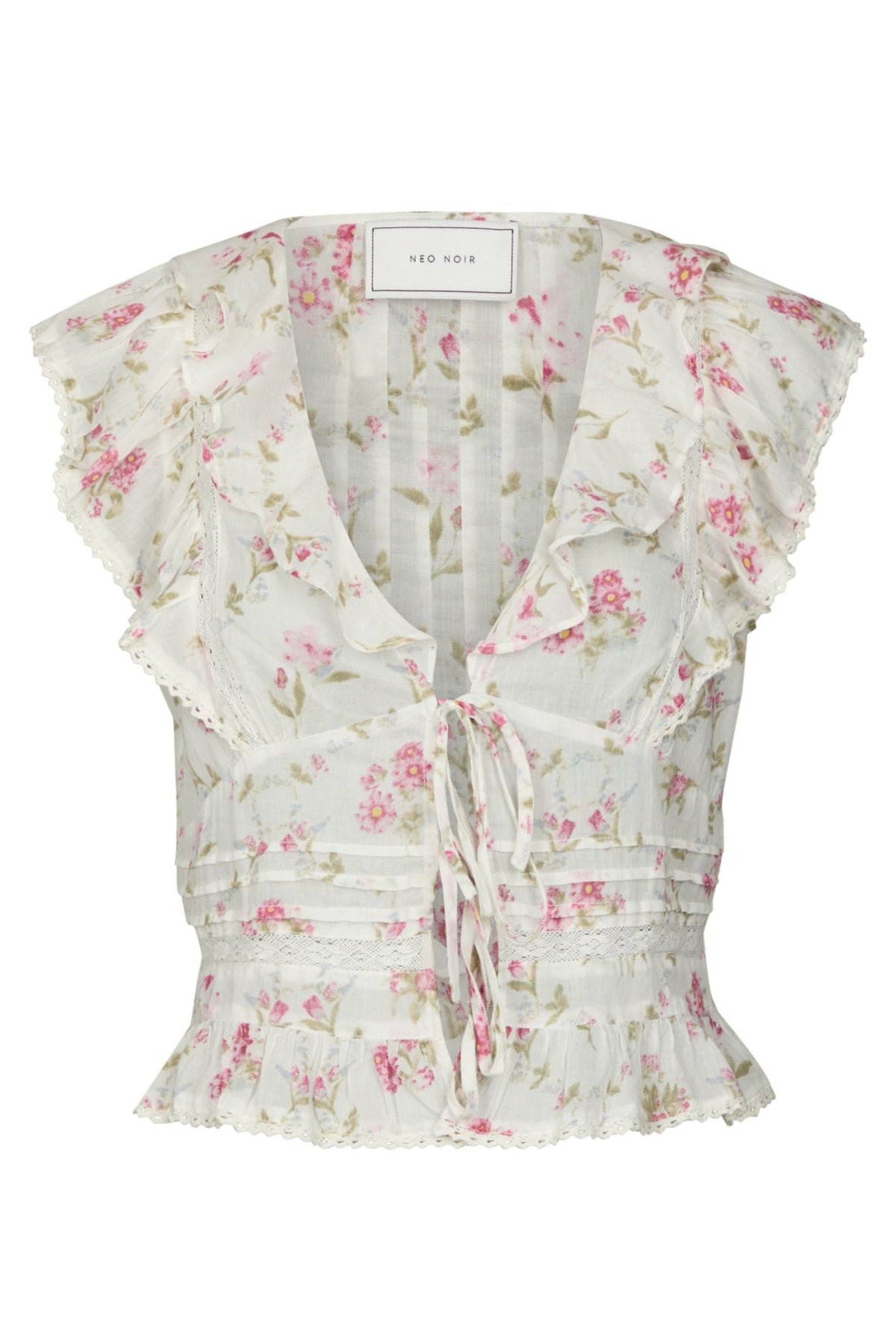 Netali Spring Flower Top - Off White