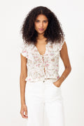 Netali Spring Flower Top - Off White