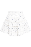 Kenia Flower Dobby Skirt - Blue Flower