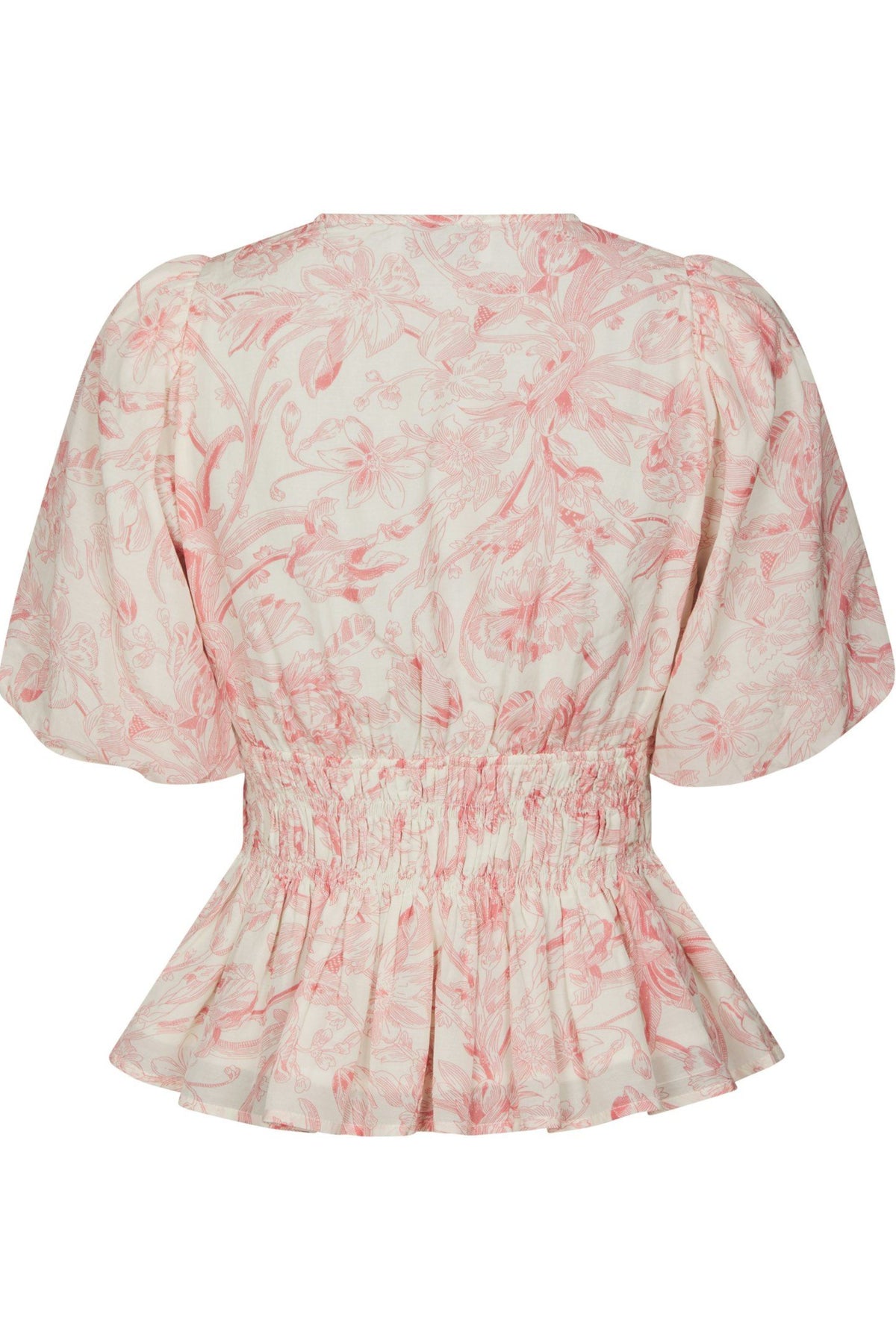 Minutti Print Blouse - Off White