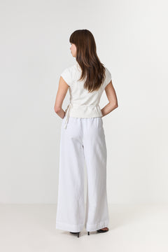 Salima Ramie Waistcoat - Off White