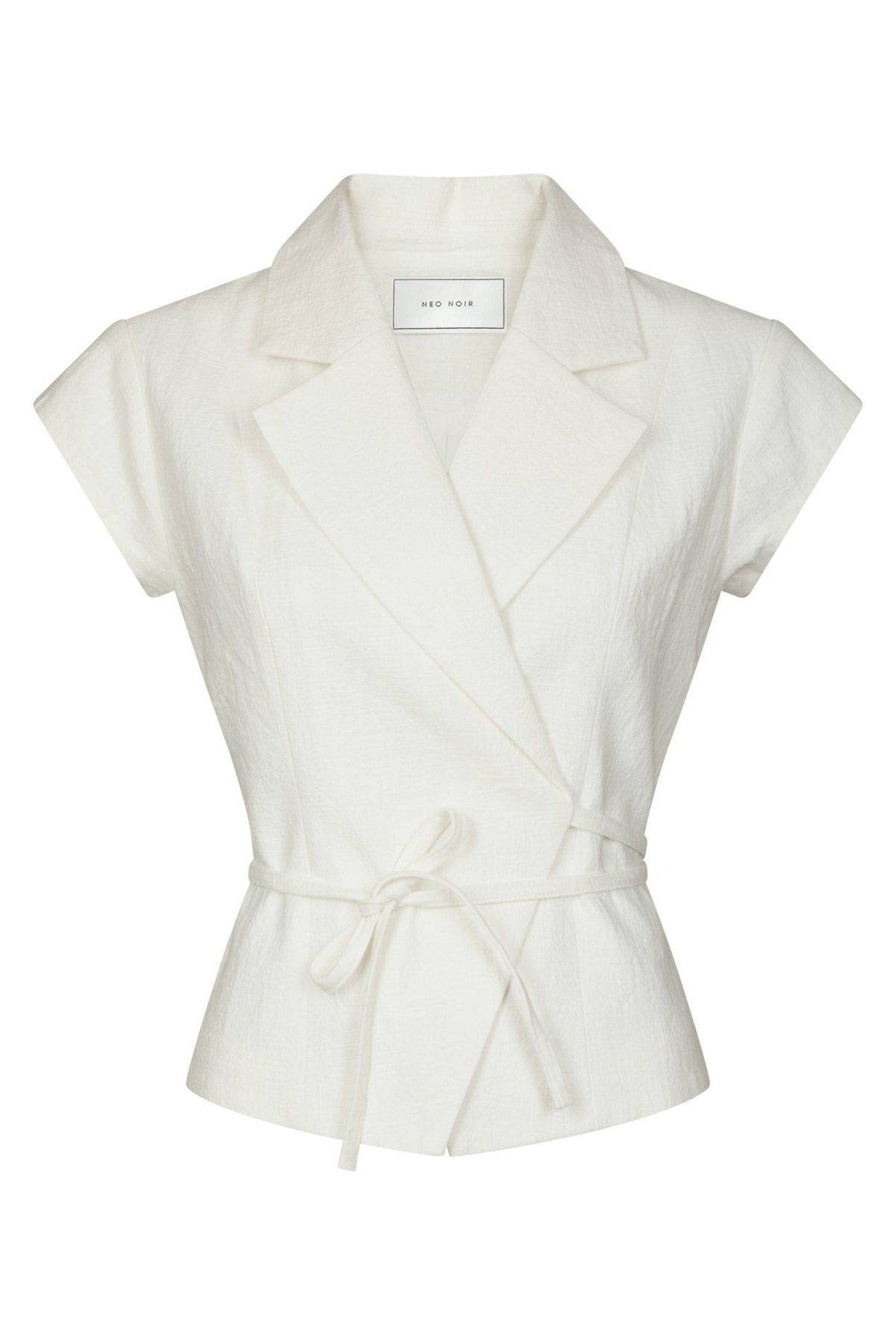 Salima Ramie Waistcoat - Off White