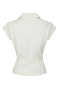 Salima Ramie Waistcoat - Off White