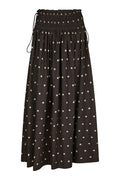 Lillie Dot Skirt - Dark Brown
