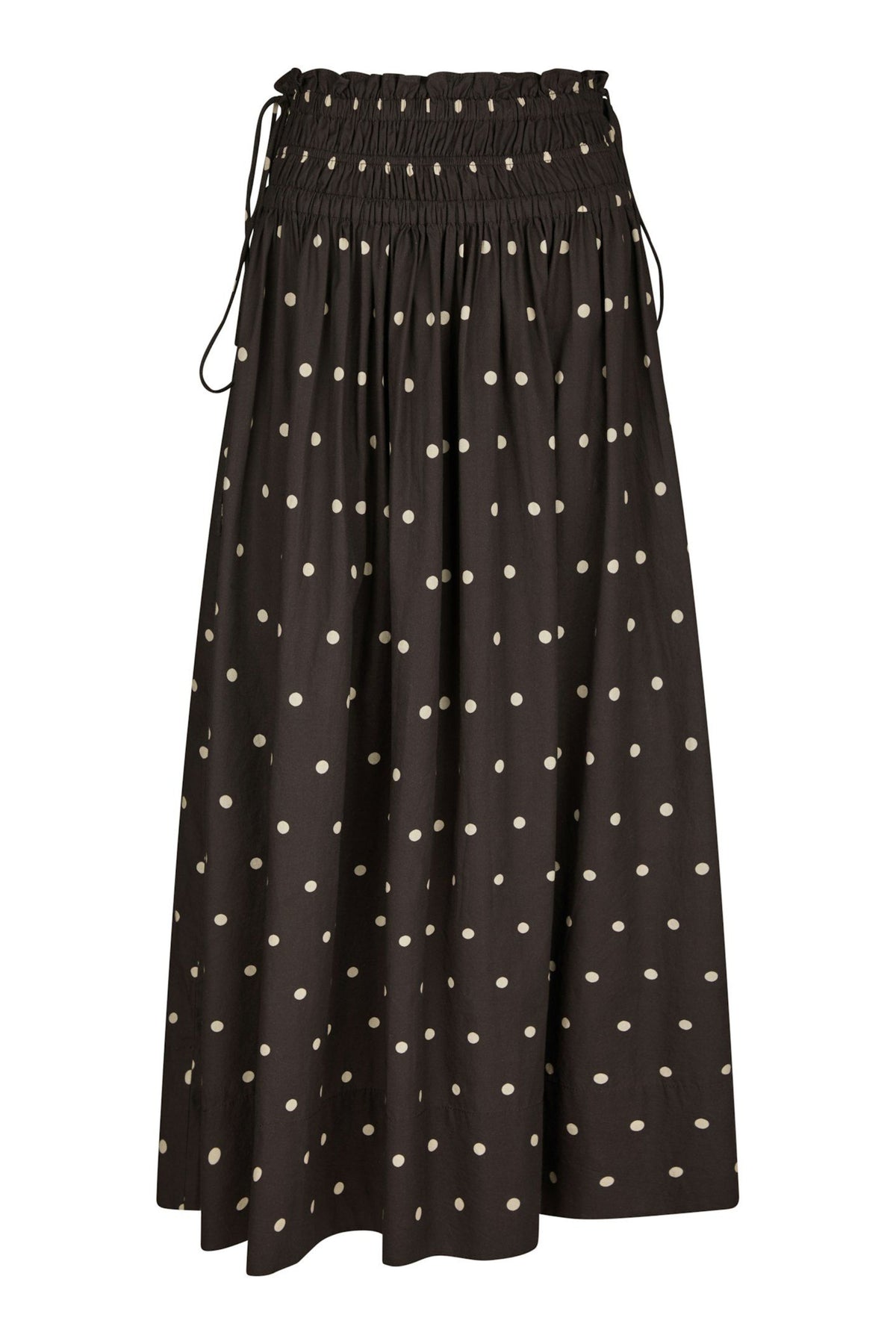 Lillie Dot Skirt - Dark Brown