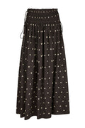 Lillie Dot Skirt - Dark Brown