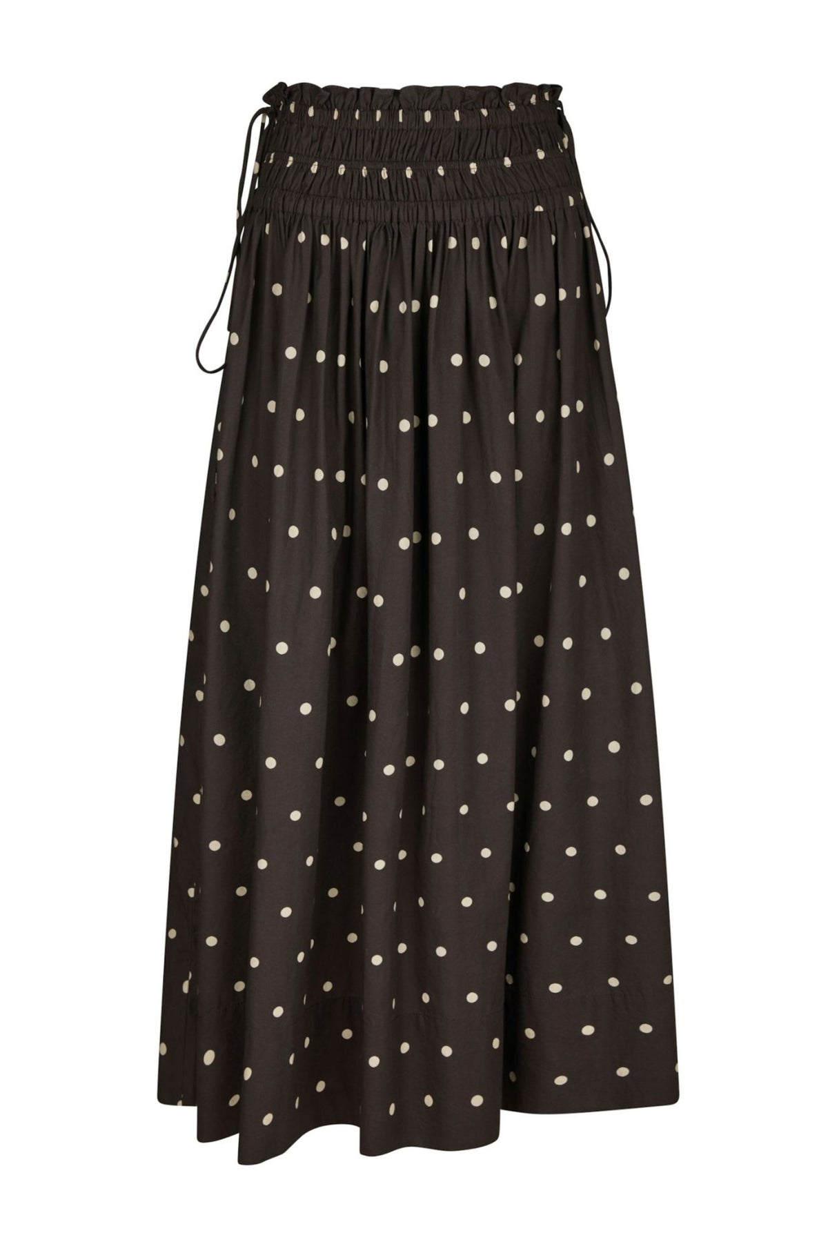 Lillie Dot Skirt - Dark Brown
