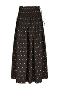Lillie Dot Skirt - Dark Brown
