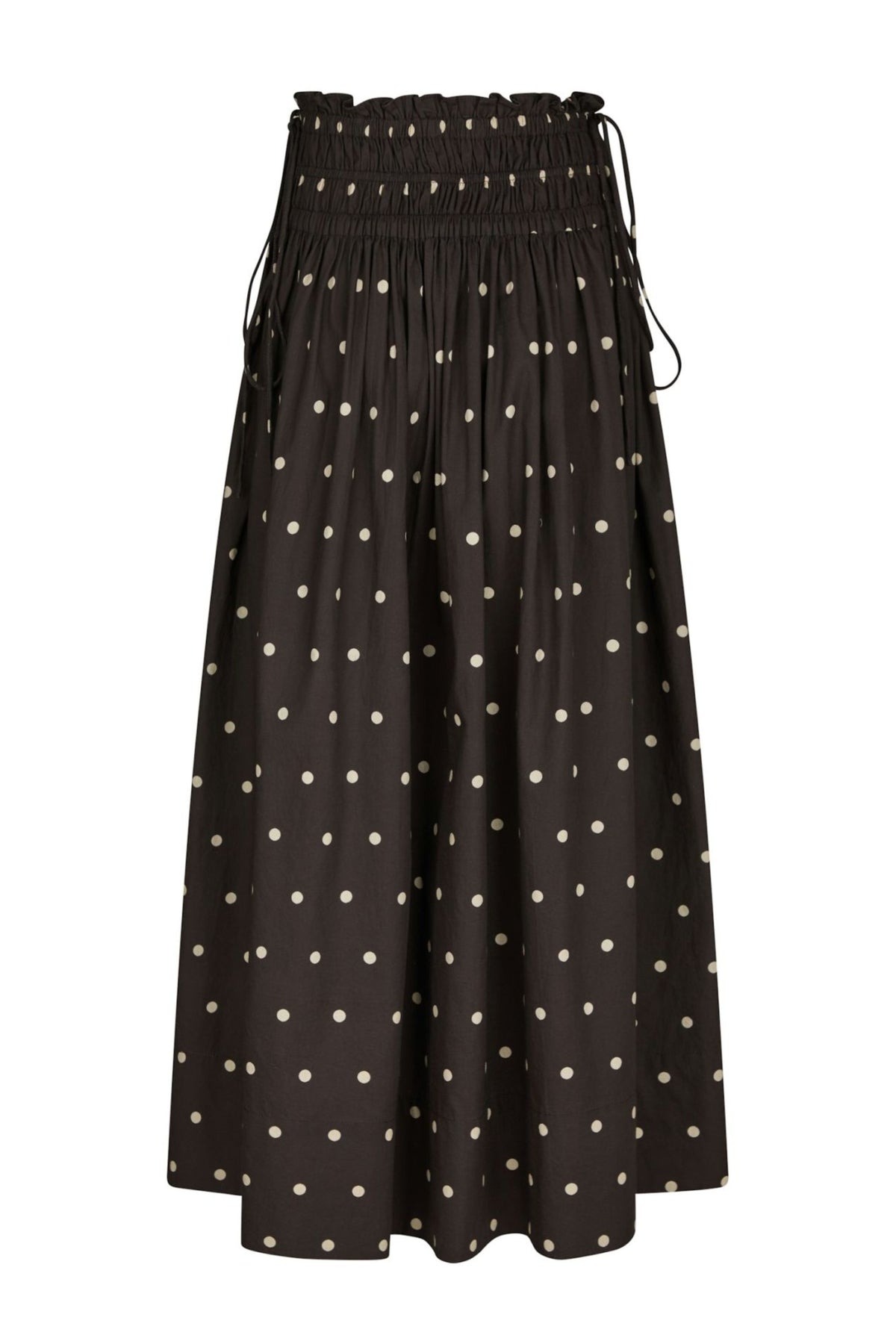 Lillie Dot Skirt - Dark Brown