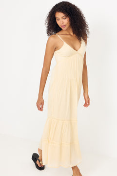 Elorie S Voile Dress - Butter Yellow