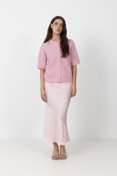 Ninad Heavy Sateen Skirt - Light Pink