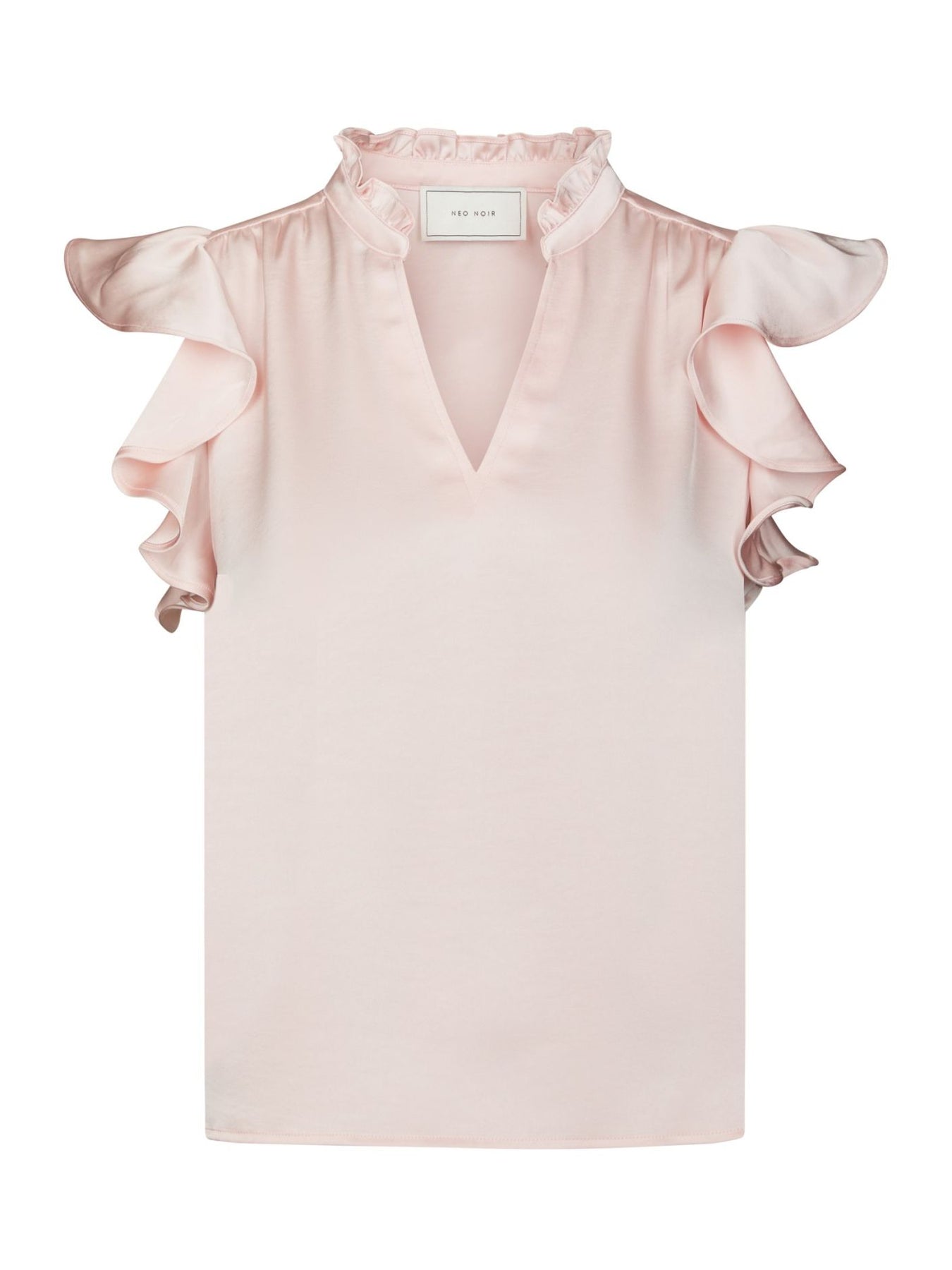 Stella Heavy Sateen Blouse - Light Pink