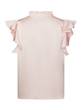 Stella Heavy Sateen Blouse - Light Pink