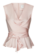 Risetta Heavy Sateen Top - Light Pink