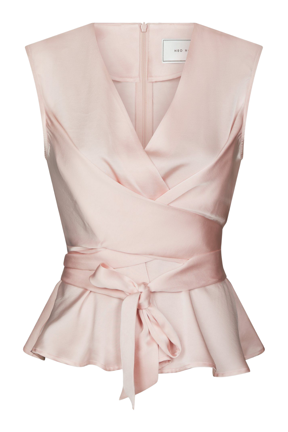 Risetta Heavy Sateen Top - Light Pink