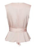 Risetta Heavy Sateen Top - Light Pink