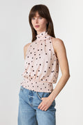 Jos Big Dot Top - Light Pink