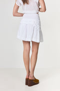 Maliah S Voile Skirt - White