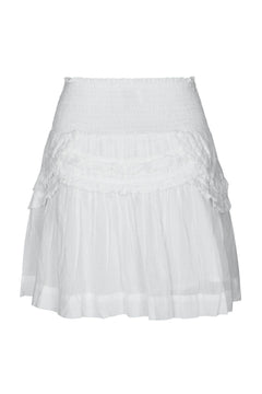Maliah S Voile Skirt - White