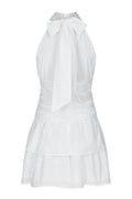Amaris Dobby Dress - White