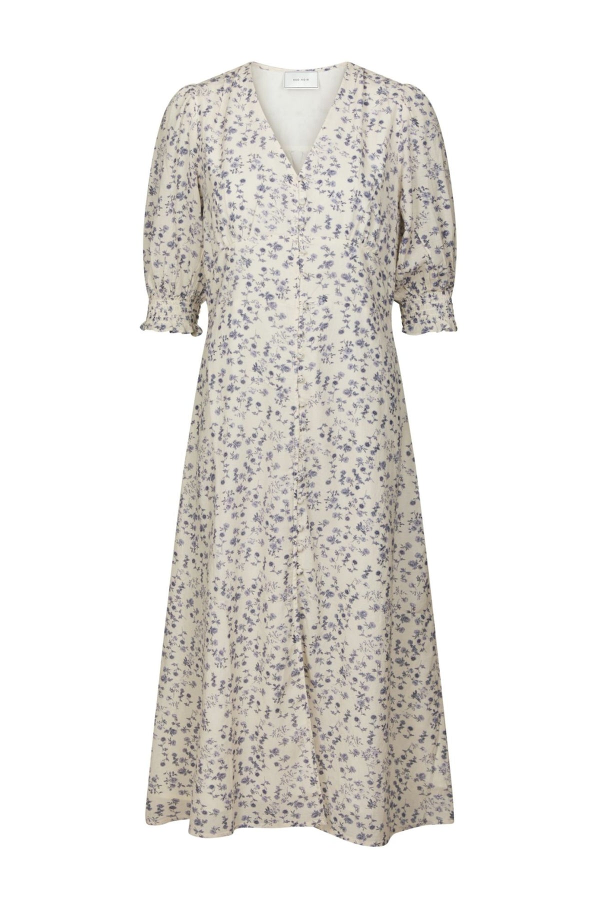 Valley Structure Flower Dress - Off White