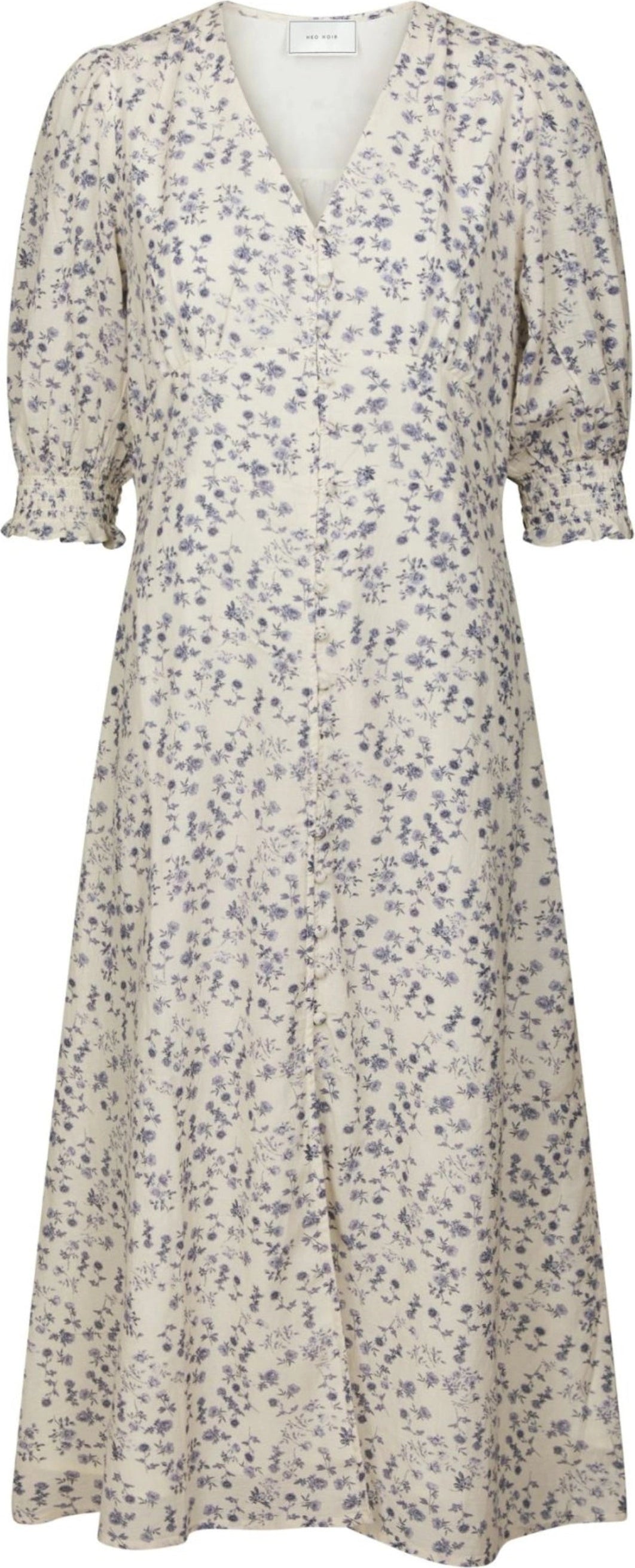Valley Structure Flower Dress - Off White