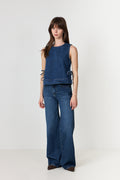 Svetlana Denim D Top - Blue