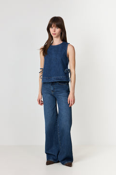 Svetlana Denim D Top - Blue