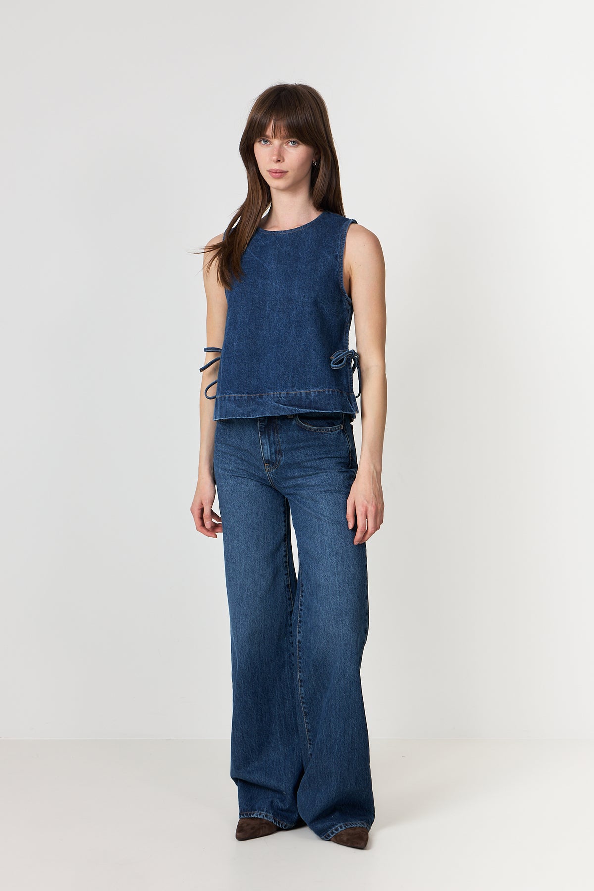Svetlana Denim D Top - Blue
