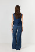 Svetlana Denim D Top - Blue