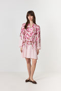 Yascleo Ls Dress - Pale Lilac Cleo Print
