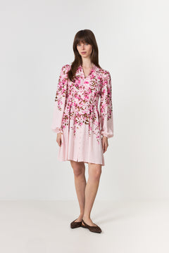 Yascleo Ls Dress - Pale Lilac Cleo Print