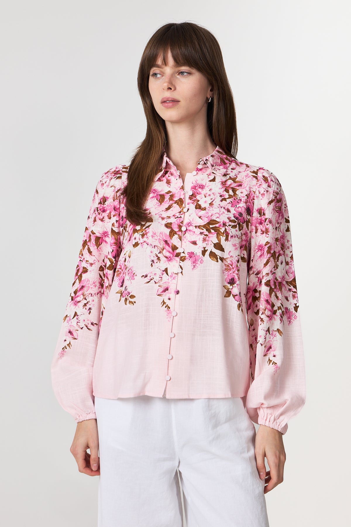 Yascleo Ls Shirt - Pale Lilac Cleo Print