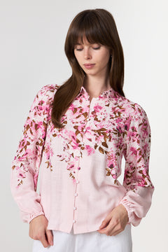 Yascleo Ls Shirt - Pale Lilac Cleo Print