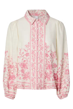 Yascoralina Ls Shirt - Pristine Coralina Print