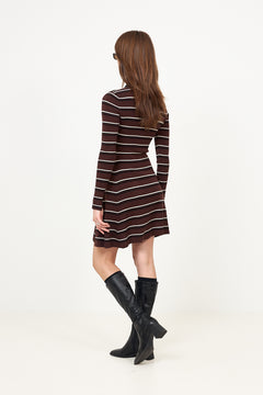 Mini Ribbed Merino Dress - Multicolour
